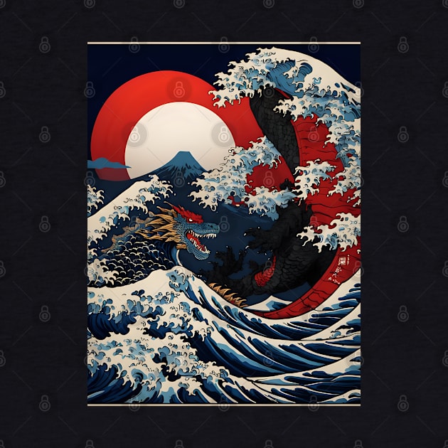 Kanagawa Monster by Rogue Clone